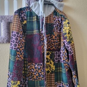 Urban Outfitters Multicolor Patchwork Jacket